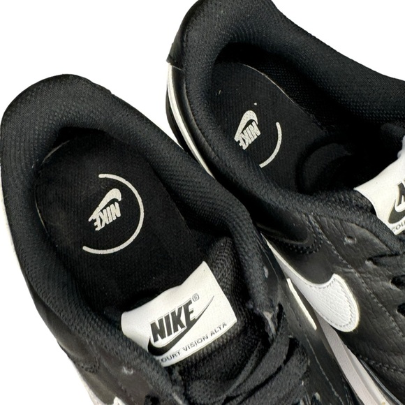 Nike Court Vision Alta Leather Black and White platform Sneakers womens shoes 11 - Picture 8 of 13